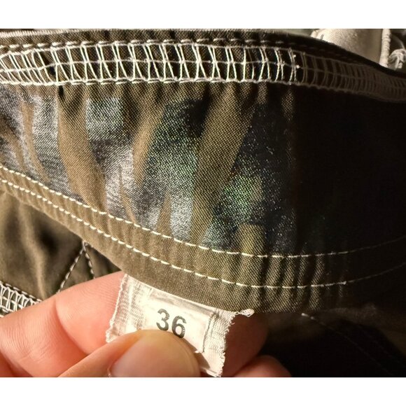 Mada Board Shorts Mens 36 12" Colorblock Beach Swim Trunks - Picture 3 of 7